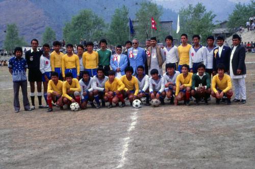 Football team, 2nd National Games, Pokhara