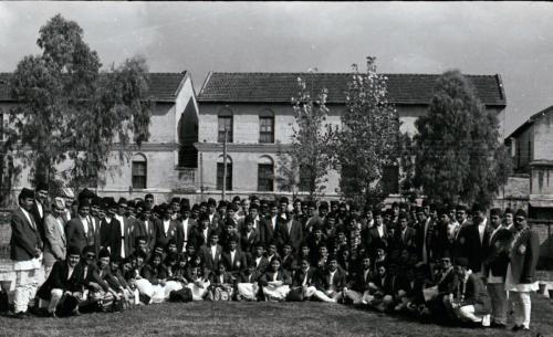Nepali contingent before its departure to 9th Asian Games, New Delhi, India, 1982 