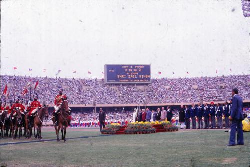 Opening ceremony of the 9th Asian Games, New Delhi, India 1982