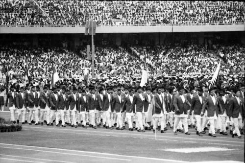 Nepal Contingent to the 9th Asian Games, New Delhi, 1982